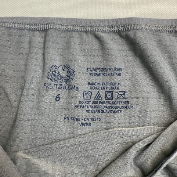 Fruit Of The Loom Panties 2 pair (1) Brief & (1) Hi-Cut Size 6 Polyester Spandex - Picture 3 of 6